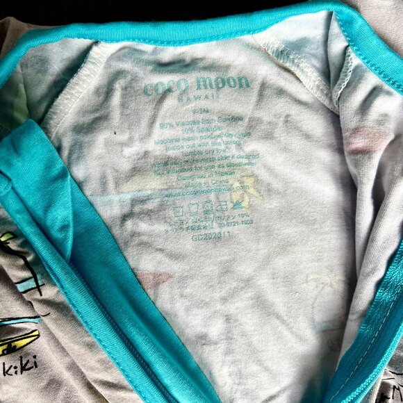 Coco Moon - Surf Report Bamboo Coverall - 0-3 Month, NWT - Picture 3 of 5